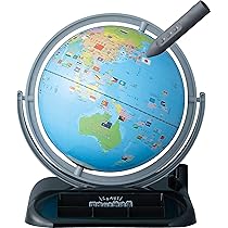 Amazon.co.jp: 地球儀 しゃべる国旗付 トイ 球径25cm : 文房具